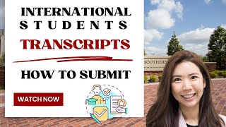 USC Chan Admissions International Student Transcript Submissions [upl. by Ellac654]