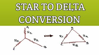 Star to delta conversion [upl. by Breh]