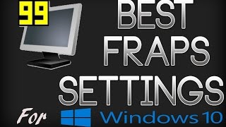 Fraps Para Windows 10  Descargar y Cómo Configurar Para GamePlays [upl. by Yrret]