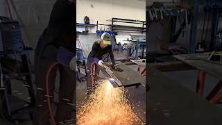 Magnetic Straight Edge OxyAcetylene Toch Cut [upl. by Gehlbach]