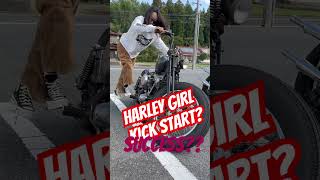 kickstarter ショベルヘッド ハーレー カスタム harley vintage 広島GALautomobile チョッパー ハーレーダビッドソン ハーレー女子 [upl. by Ahseki]