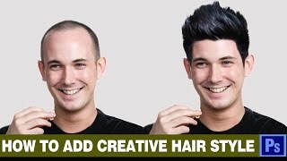 How To Add Hair in Photoshop  PhotoshopTutorials 2016 [upl. by Nilloc]