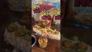 Corn Nuts Crunchy Shrimp Roll [upl. by Yzzik]