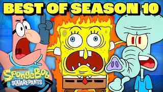 Best Moments of SpongeBob Season 10  SpongeBob [upl. by Aynos]