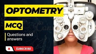 Optometry MCQ questions and answers  Optometry course [upl. by Anidem]