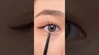 Makeup Eyeliner makeup makeuptutorial shortvideo eyeliner eyemakeup eyelinertutorial [upl. by Aikar]