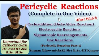 Pericyclic Reactions  Basic Introduction with mechanism  Pericyclic Reactions Part1 [upl. by Arawaj]