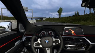 BMW GT 6 driving in Euro Truck Simulator 2 [upl. by Annaoi]