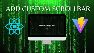 Create custom Scrollbar with CSS and Reactjs  Beginner Tutorial [upl. by Pansie]