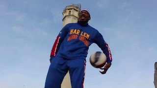 Globetrotter TAKE OVER Alcatraz  Trick Shots over the Bay [upl. by Nylkoorb56]