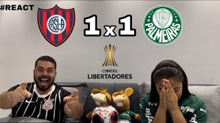 REACT REAÇÕES SAN LORENZO x PALMEIRAS [upl. by Edy]