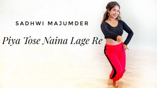 Piya Tose Naina Lage Re  Jonita Gandhi  Dance cover by Sadhwi [upl. by Barri]