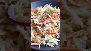 Quick coleslaw salad salad food viralshort [upl. by Radnaxela673]