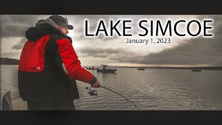 Fishing Lake Simcoe for Whitefish and Lake Trout Fox Fishing 4K ULTRA HD [upl. by Nnaeilsel]