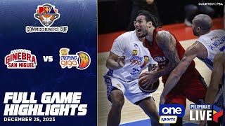 Brgy Ginebra vs TNT highlights  PBA Season 48 Commissioners Cup  Dec 25 2023 [upl. by Ahsikam]