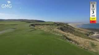 Bamburgh Castle Golf Club Hole 1 The Dinkie [upl. by Premer]