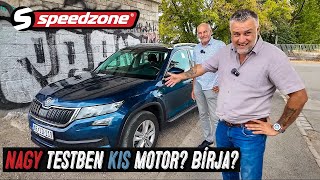 Skoda Kodiaq 14TSI DSG 2018 Nagy testben kis motor Bírja  Speedzone használtteszt [upl. by Letsyrc]