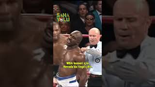 Mike Tyson 1997’de maç sırasında Evander Holyfield’ın kulağını ısırarak kopardı shorts boxing [upl. by Pegasus]