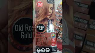 hairfix permanent hair color creamold rose goldhaircolor [upl. by Rafaj]