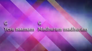 Yesu Naamam Sundhara Naamam  Chords and Lyrics  Agape [upl. by Janeva998]