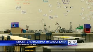 Modified schedule has Lowndes County students back in the classroom early [upl. by Hally80]