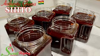 Let’s Make The Famous Ghanaian SHITO Most Loved Sauce In Ghana  Tip To Make Your SHITO Last Longer [upl. by Alletse]