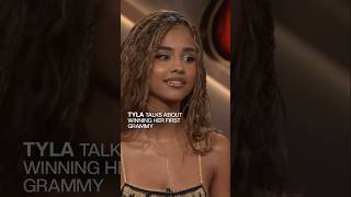 Tyla talks about winning her first grammy 🤎 [upl. by Nelleoj]