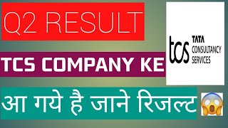 Tcs Q2 Result  Tcs q2 result 2024 Tcs result today tcs latest news [upl. by Hakon526]