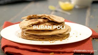 Rotimatic Recipes Puran Poli [upl. by Varden]