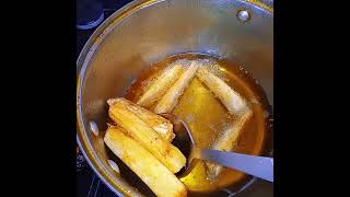 Fried cassava [upl. by Adoree]