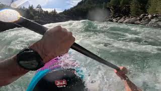 Kootenai river kayaking 8500cfs [upl. by Madigan]