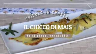 Spigola in crosta di patate ricetta il chicco di mais [upl. by Standice]