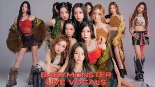 BABYMONSTER LIVE VOCALS [upl. by Eisler711]