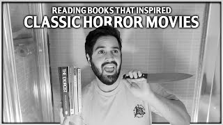 Reading Books That Inspired Classic Horror Movies 🔪📚 Psycho The Exorcist amp More [upl. by Lacym]