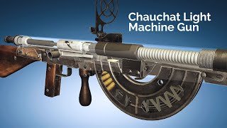 Animation How a Chauchat Light Machine Gun works [upl. by Efinnej]