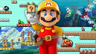 Niveles infinitos en Super Mario Maker 2  smm2 [upl. by Erehc]