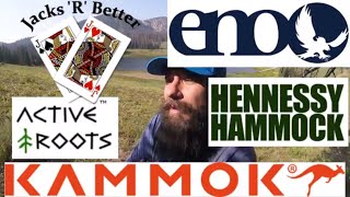 Comparing 5 Popular Hammocks Backpacking amp Camping [upl. by Ydnas]