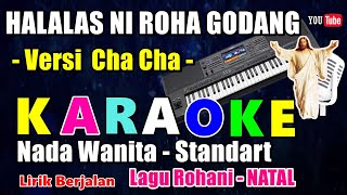 KARAOKE HALALAS NI ROHA GODANG  NADA WANITA [upl. by Ahtinak975]