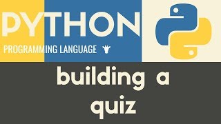 Building a Multiple Choice Quiz  Python  Tutorial 32 [upl. by Annahoj485]