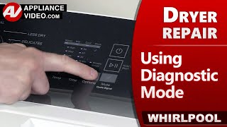 Dryer Diagnostic Mode amp Retrieving Error Codes ampTroubleshooting by Factory Authorized Technician [upl. by Atenik]