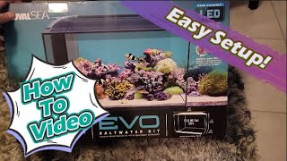 Setting Up a FluvalSEA EVO 135 Gallon Saltwater Aquarium [upl. by Adda]