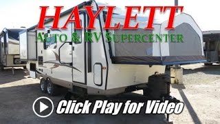 SOLD 2017 Rockwood Roo 24WS Ultralite Hybrid Travel Trailer with Private Rear Bedroom [upl. by Berthold954]