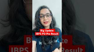 Big Update 😍 IBPS PO Pre Result 2024 ibpsporesult2024 [upl. by Assirt]