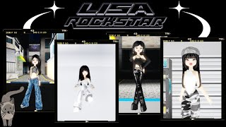 LISA  ROCKSTAR 🎸💫 INSPIRED ROBLOX OUTFIT CODES RH DANCE STUDIO [upl. by Shushan]