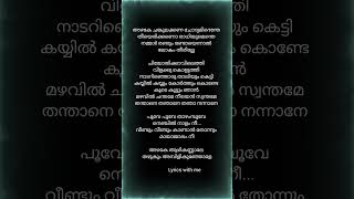 Malayalam song lyricsazhake chankulakkanaARM movieshorts [upl. by Downall420]