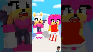 New Ice Cream Run Sonic Vs Shadow Vs Knuckles sonic shadow knuckles minecraft shorts youtube [upl. by Anelliw]