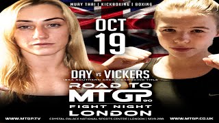 Sara Day vs Anna Vickers PrelimsMTGP x BXGP Fight Night 9019102024London [upl. by Adnarb]