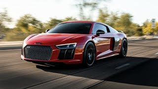 Audi R8 V10 Plus with Capristo Exhaust 4K [upl. by Cinimmod]