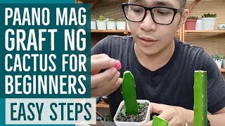 Paano Maggraft Ng Cactus Beginner Mode  How To Graft For Beginners [upl. by Michaeu]