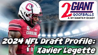 Xavier Legette WR South Carolina  2024 NFL Draft Prospect Profile [upl. by Aicinat]